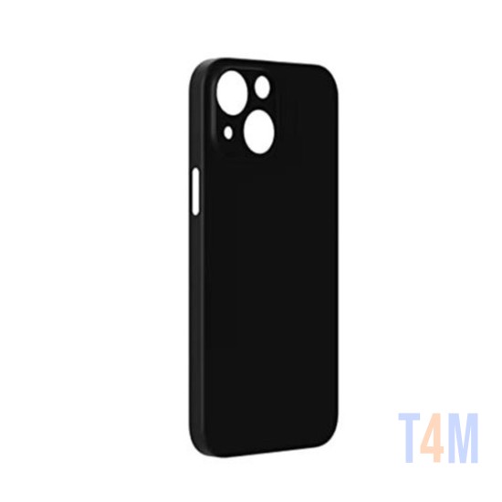 Funda de Silicona con Marco de Cámara para Apple iPhone 13 Mini Negro